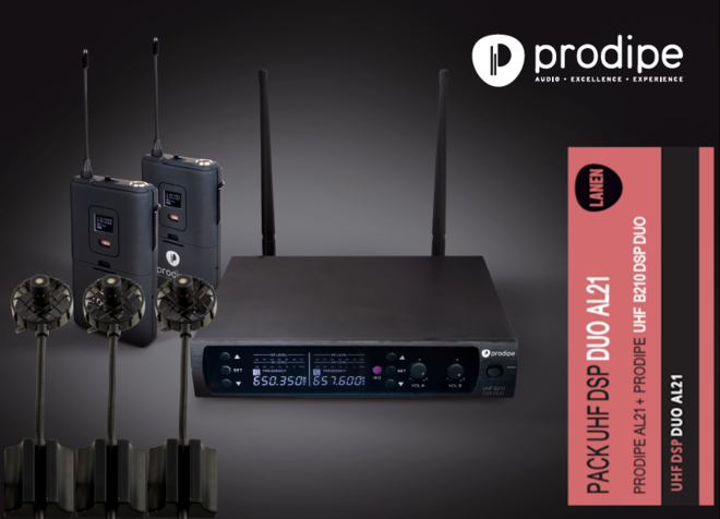 PACK UHF DSP AL21 DUO