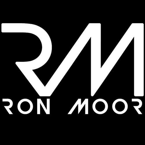RON MOOR_Logo_White