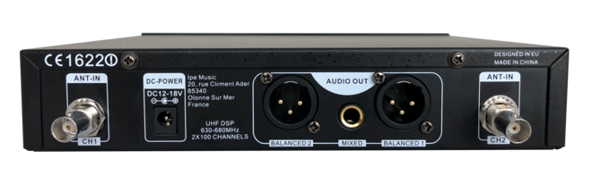 UHF DSP Duo (récepteur arrière détouré) - Juin 2021