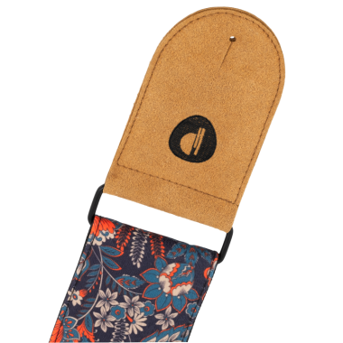 Jacquard webbing with plant motif
