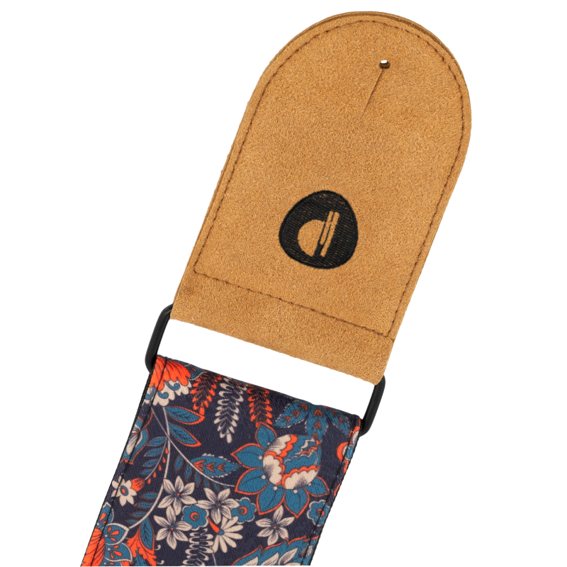 Jacquard webbing with plant motif