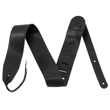 Black full-grain leather strap