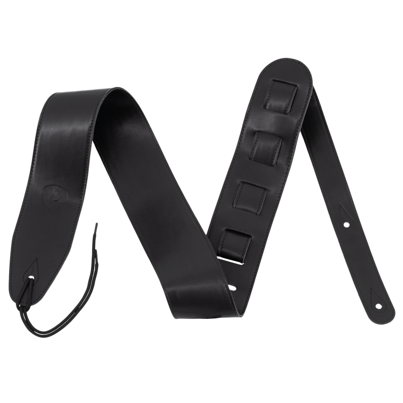 Black full-grain leather strap