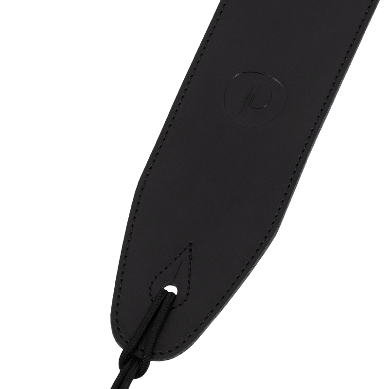 Black full-grain leather strap