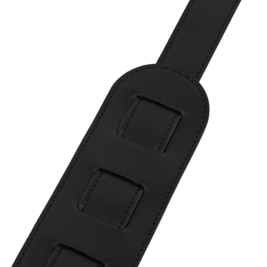 Black full-grain leather strap