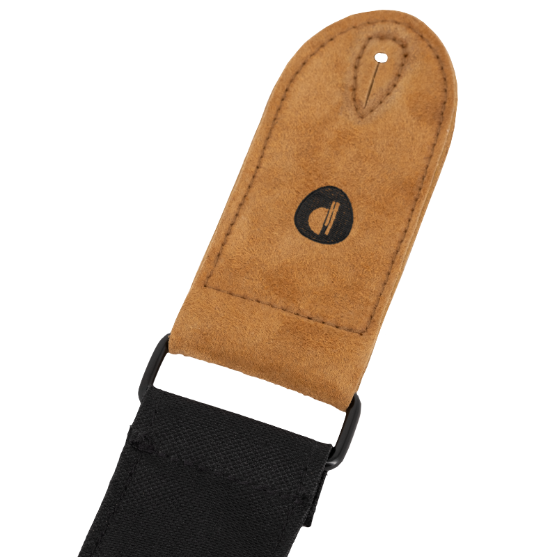 Black polyester webbing