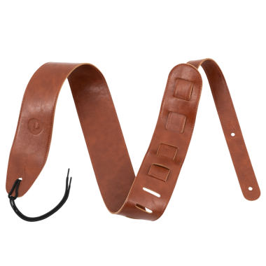 Brown full-grain leather strap