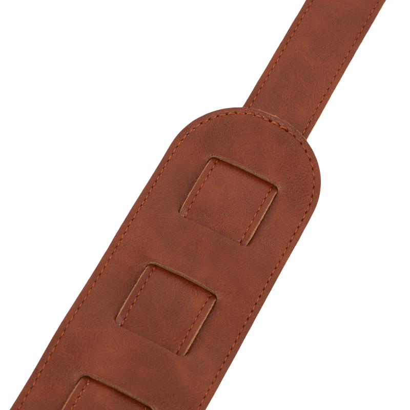 Brown full-grain leather strap