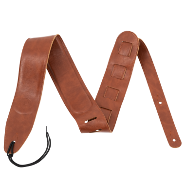 Padded brown full-grain...
