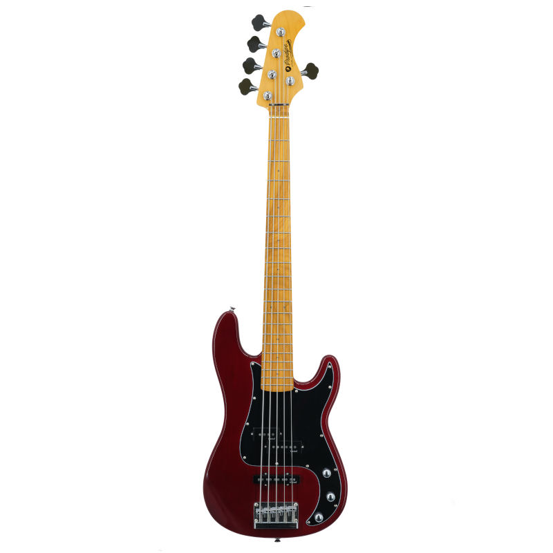 PJ90 MA Alder Trans Red 5 strings