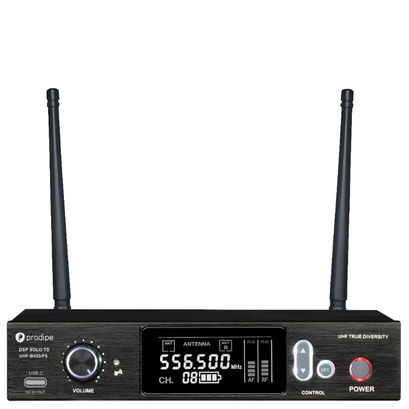Pack UHF B420 DSP True Diversity Headset MH9