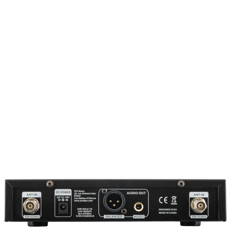B420 UHF DSP True Diversity Headset MH9 Pack